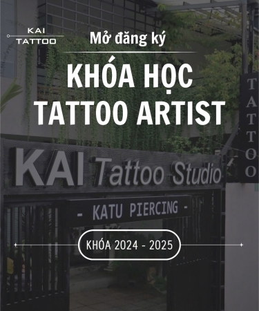 THÔNG TIN CHI TIẾT KHÓA HỌC XĂM TẠI KAI TATTOO